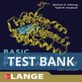 Test Bank for Basic and Clinical Pharmacology 15th Edition Katzung Trevor