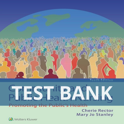 Community and Public Health Nursing 10th Edition Rector TEST BANK